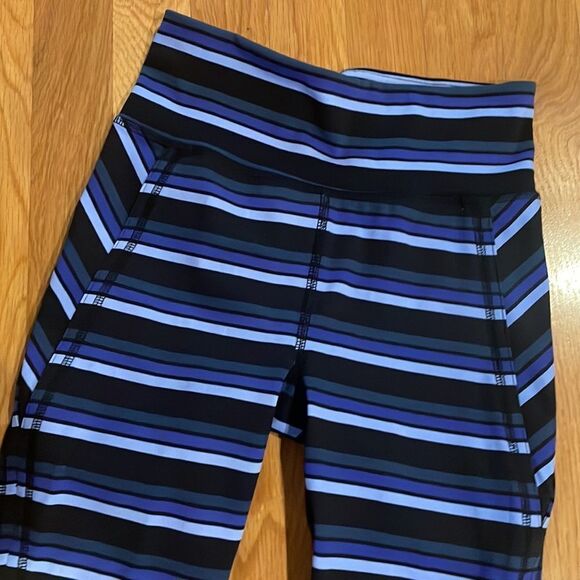 Free People Movement Striped High Rise Infinity Leggings Blue Size XS - Picture 1 of 6